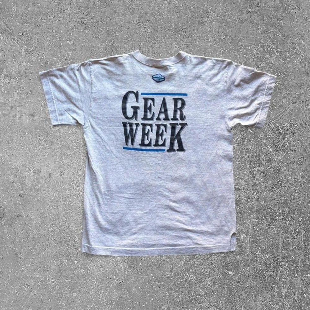 Vintage Gear For Sports Gear Week T Shirt Mens Large Grey Streetwear Retro Tee